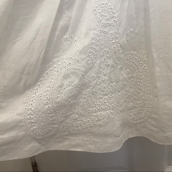 Ralph Lauren sleeveless white linen midi dress - Picture 5 of 7